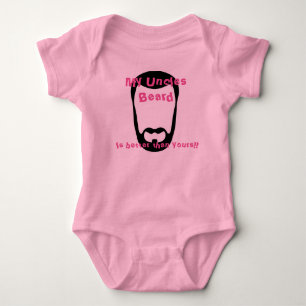 My Uncles Beard Baby Bodysuit