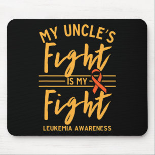 My Uncle's Fight is My Fight Leukaemia Awareness Mouse Pad