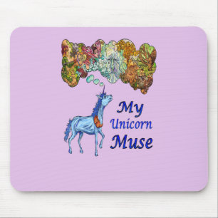 My Unicorn Muse Mouse Pad