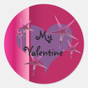 My Valentine Classic Round Sticker
