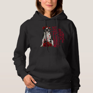 My Valentine Has Four Legs And A Tail Boston Terri Hoodie