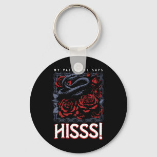 My Valentine Says5  Keychain