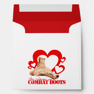 My Valentine Wears Combat Boots Envelopes