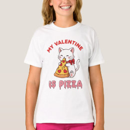 my valentines is pizza valentines day 2026 T-Shirt