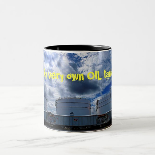 My very own OIL tank Two-Tone Coffee Mug (Center)