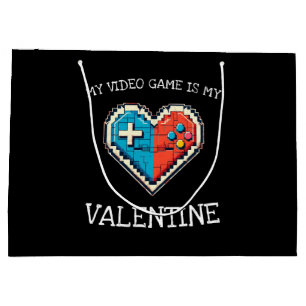 My Video Game is My Valentine Large Gift Bag