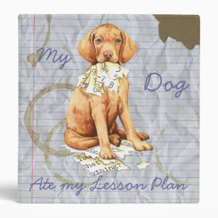 My Vizsla Ate my Lesson Plan Binder