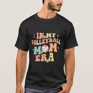 My Volleyball Mom Era Game Day Cute Retro Volleyba T-Shirt