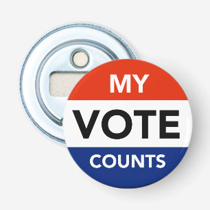 My Vote Counts Bottle Opener