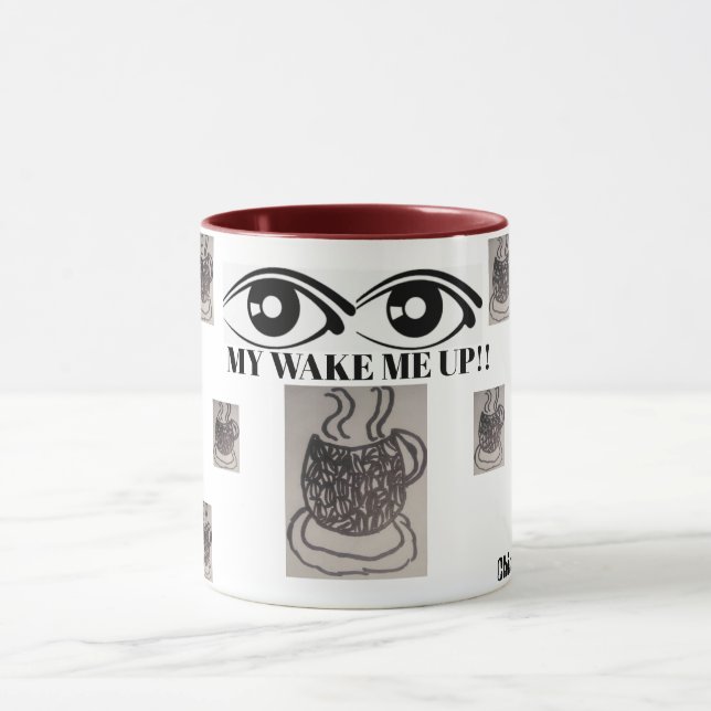 MY WAKE ME UP COFFEE MUG (Center)