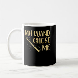My Wand Chose Me Clarinet Player Clarinetist Music Coffee Mug