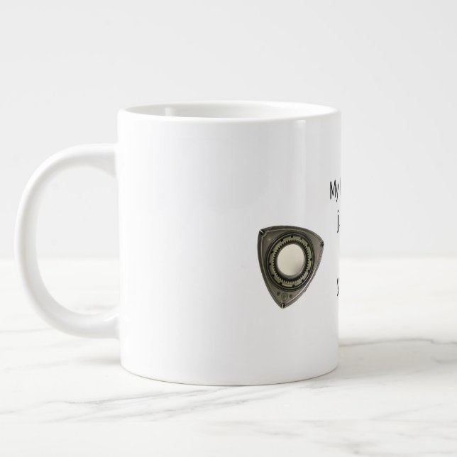 My Wankel ... rotary engine Large Coffee Mug (Left)