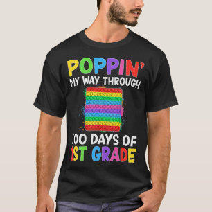 My Way Through 100 Days Of 1st Grade Student Kids T-Shirt