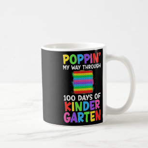 My Way Through 100 Days Of Kindergarten Student Ki Coffee Mug