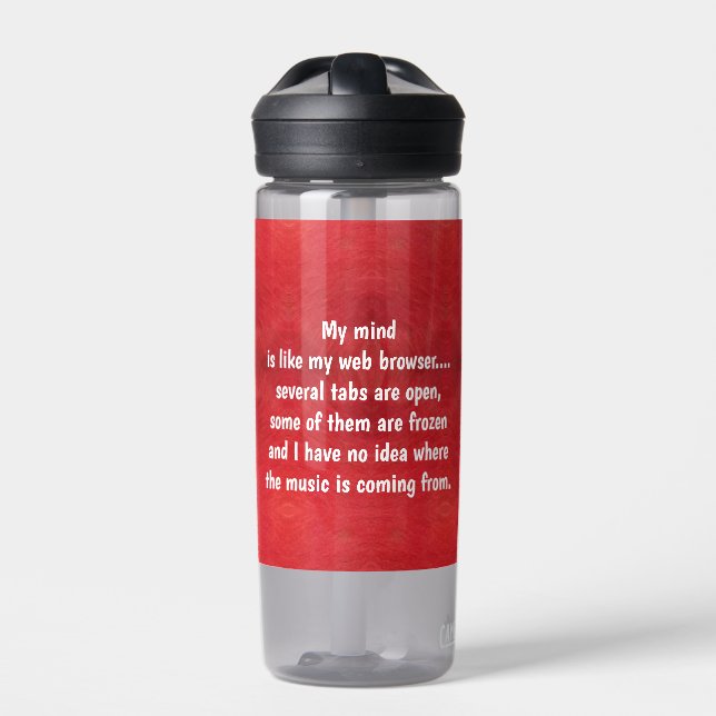 My Web Browser Mug Water Bottle (Front)