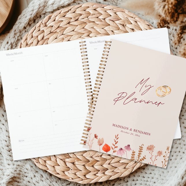 My Wedding Planner Boho Wildflower Wedding Planner (Creator Uploaded)
