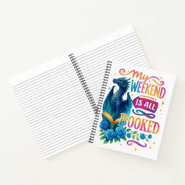 My Weekend Is All Booked  Notebook (Inside)