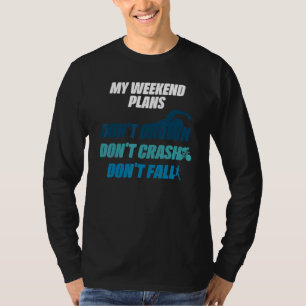 My Weekend Plans Triathlon Men Women Triathlete T-Shirt