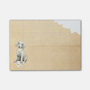 My Weimaraner Ate My Homework Post-it Notes