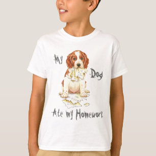 My Welsh Springer Ate My Homework T-Shirt