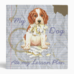 My Welsh Springer Ate My Lesson Plan Binder