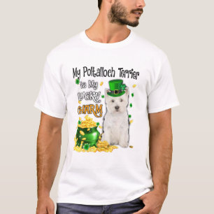 My Westie Dog Is My Lucky Charm Cute Dog Patricks T-Shirt