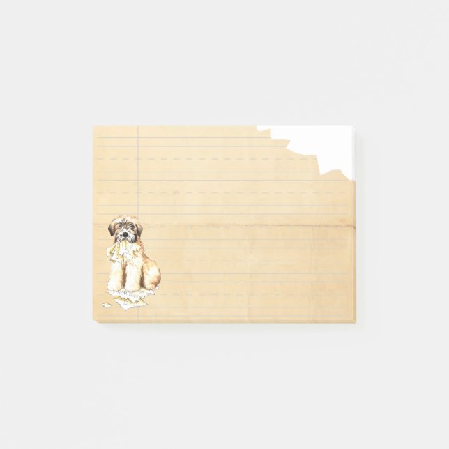My Wheaten Ate My Homework Post-it Notes (Front)