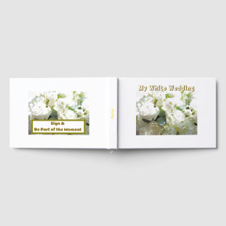My White W3dding Guest Book