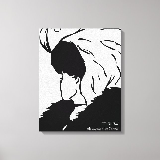 My wife and mother-in-law W. H. Hill Canvas Print (Front)