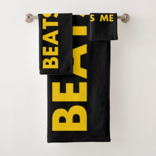 My Wife Beats Me Retro Vintage Funny Bath Towel Set
