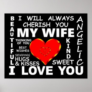 My Wife I Love You Poster
