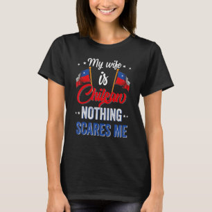 My Wife Is Chilean Chile Heritage Roots Flag Souve T-Shirt