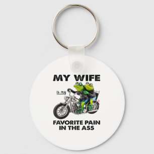 My Wife Is My Favorite Pain In The Frog  Keychain