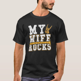 My Wife Rocks Fluting & Flute T-Shirt