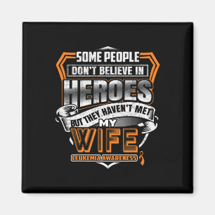 My Wife's Fight Is My Fight Leukaemia Awareness 2 Magnet