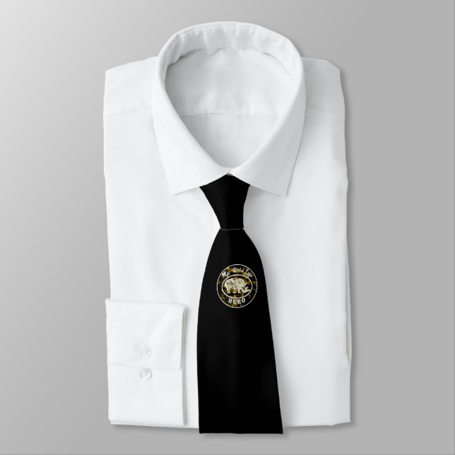 My wildlife hero  tie (Tied)