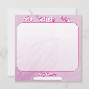 My Wish List - 525x525 - Pink