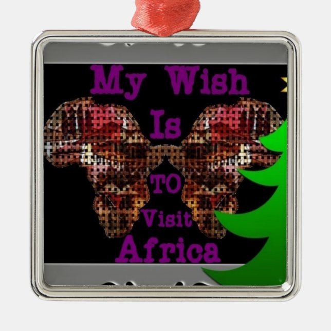 My Wish Metal Ornament (Front)