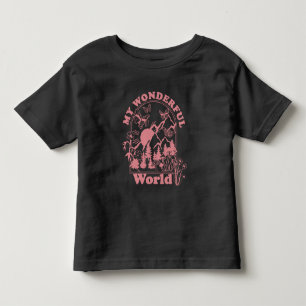 My Wonderful World Retro Flowers Toddler T-shirt