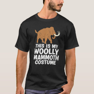 My Woolly Mammoth Costume Extinct Animal Prehistor T-Shirt