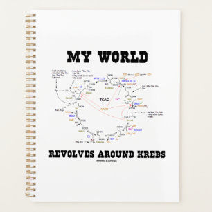 My World Revolves Around Krebs Biochemistry Humour Planner