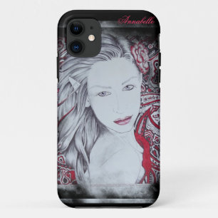 My World with Mist Frame (customizable) iPhone 11 Case