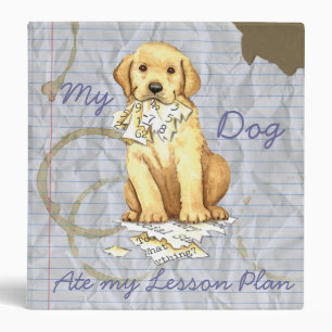 My Yellow Lab Ate my Lesson Plan Binder