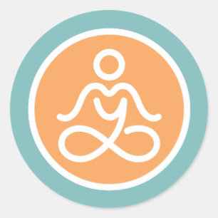 My Yoga Studio Round Stickers