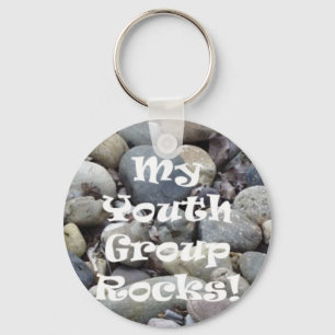 My Youth Group Rocks! Keychain