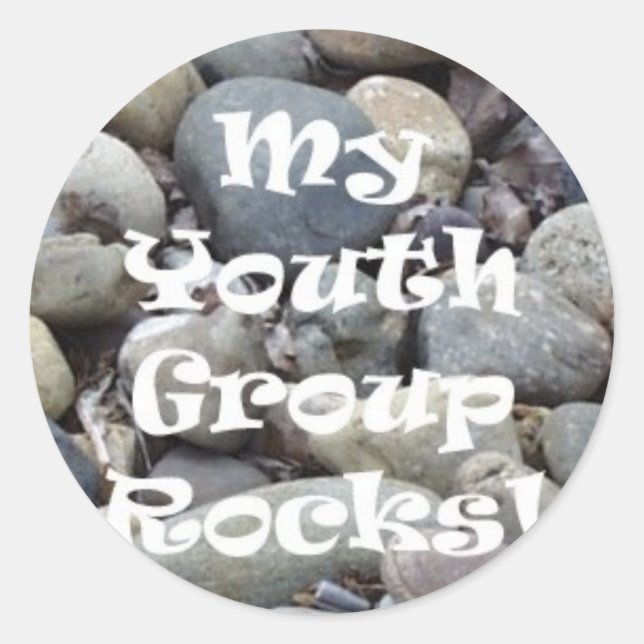 My Youth Group Rocks Stickers (Front)