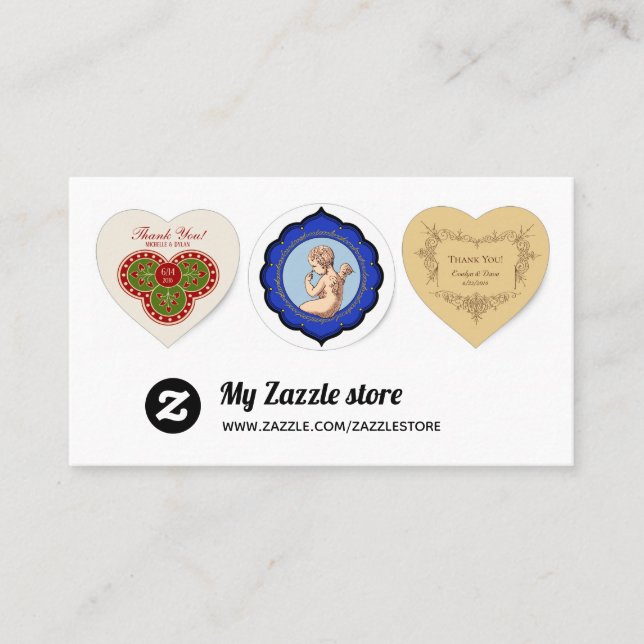 My Zazzle store Showcase artwork Portfolio CC1019 Business Card (Front)