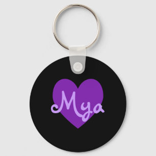 Mya in Purple Keychain