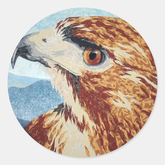 Mya - Red-tail Hawk Sticker (Front)