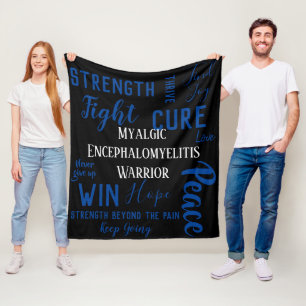 Myalgic encephalomyelitis Warrior blanket